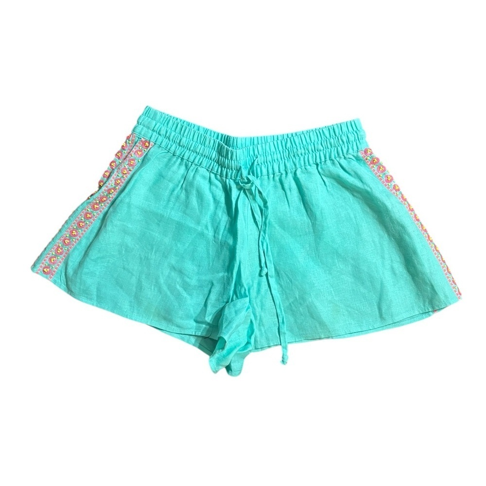 Vineyard Vines  turquoise casual Shorts with Elastic Waistbandsize small
